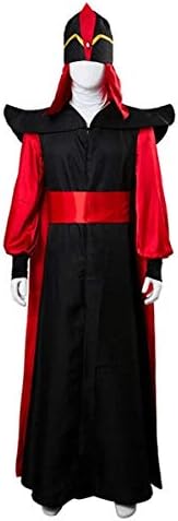 Wscoll Cosplay Halloween Aladdin Und Die Wunderlampe Herren Jafar Kostume Rollenspiel Zauberer Jafar Robe Kostume L 01 Amazon De Kuche Haushalt