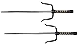 New Shadow Ninja Octagon Okinawan Sai Set of 2