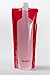 Wine2Go The Original Foldable and Reusable Wine Pouch that Holds a Full 750ml Bottle, Red