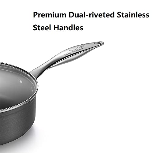 Cook Code Kingbox 10Piece HardAnodized Dishwasher Suitable Nonstick