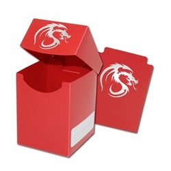 1 BCW Deck Box / Case - Red - Holds 100 Cards