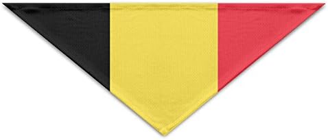 Flag Of Belgium Bandana Triangle Neckerchief Bibs Scarfs Accessories For Pet Cats And Baby Puppies The Saliva Dog Towel