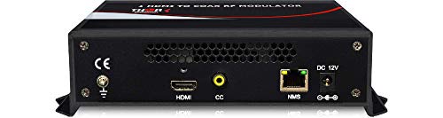 Networked HDMI HD Video to Coax Digital RF Modulator with Closed Captioning