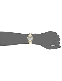 Seiko sup294 Solar Reloj de oro de cuarzo japonés de la visualización analógico de la mujer
