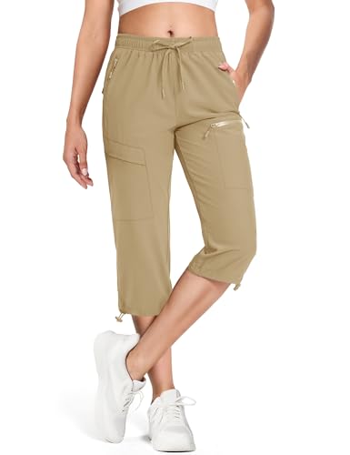 MAGCOMSEN Women's Capri Pants L