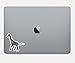 Giraffe Watercolor Spirals Car Decal Vinyl Sticker - Vinyl Decal - Car, Bumper, Laptop, Decor, Window Vinyl Decal Sticker - (4” Vinyl Decal)