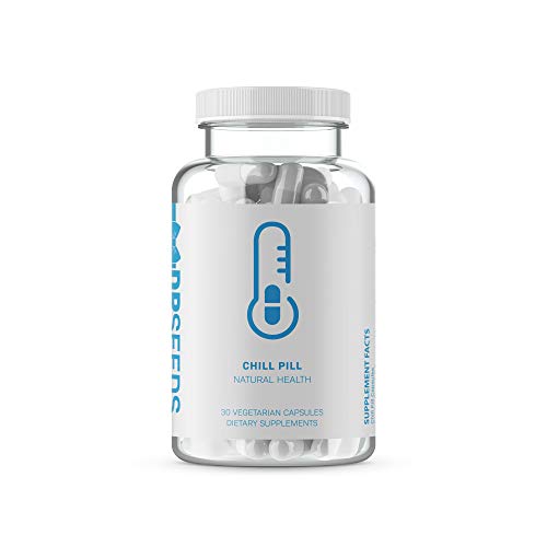 Stress Anxiety Relief Supplement - Dr. Seeds Chill Pill Natural Herbal Formula for Calm, Positive Boost with DHH-b - 30 Servings for Men & Women 100% Guaranteed