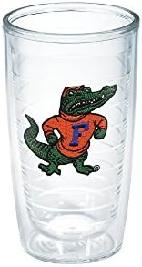 Tervis 1039749 Florida University Albert Emblem Individual Tumbler, 16 oz, Clear