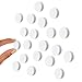 Scribble Colourful Round Refrigerator Magnets, 30mm Office Magnets (24 Pack), Perfect for Whiteboards, Lockers & Fridges (White)