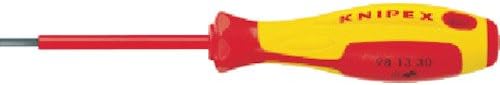 KNIPEX Screwdriver for Hexagon Socket Screws Insulated with Multi-Component Grips, VDE-Tested 175 mm, 98 13 20