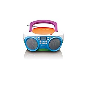 Lenco SCD-41 – CD-speler voor kinderen – CD-radio – stereo-installatie – Boombox – FM-radiotuner – USB-aansluiting – MP3…