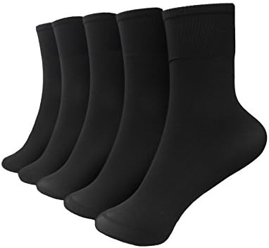 Women's Adorable Candy Color Breathable Thin 50D Velvet Ankle Socks (5-Pack / Black)