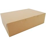 Southern Champion Tray 1025K Kraft Non Window Bakery Box, 14" Length x 10" Width x 4" Height (Case of 100)