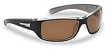 4010191 Flying Fisherman Helm Black-Crystal Gunmetal Frame Amber Len