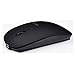 Ultrathin Perman 2.4GHz Wireless 4D Rechargeable 2400DPI 4 Buttons Optical USB Gaming Mouse Mice for Computer PC Laptop Gamer Black