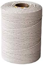 4mm cotton macrame cord, spool of 560m (610 yards), 3kg (6.6 lbs) (Off white)