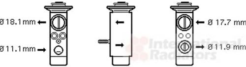 Van Wezel 30001124 Expansion Valve, Air Conditioning