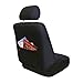 FH-FB071115 Complete Set Travel Master Seat Covers Airbag Ready & Rear Split with Steering Wheel Cover, Seat Belt Pads Beige- Fit Most Car, Truck, Suv, or Van