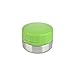 LunchBots Rounds 4oz Stainless Steel Non-insulated Leak-Proof Snack Container for Kids and Adults - Small Food Jar for Dressings, Dips, and Finger Foods - Dishwasher Safe - Green