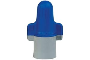 3M Performance Plus Wire Connector, B/G+POUCH, Blue/Gray, Flexible Steel Spring Connectors, Copper, CSA Certified, UL Listed, Pouch of 50, 14-6 AWG