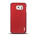 J&D Case Compatible for Galaxy S6 Case, [Ultra Slim] Samsung Galaxy S6 Case [Slim Fit] [Smooth Red] Premium Protective Hard Case for Samsung Galaxy S6 (Slim Wine Red)