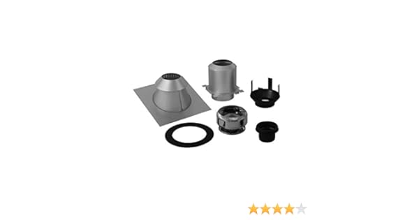 Supervent Jsc6dcsp 5 Piece Chimney Pipe Accessory Kit For