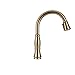 Delta Faucet Cassidy Single-Handle Kitchen Sink Faucet with Pull Down Sprayer, ShieldSpray Technology and Magnetic Docking Spray Head, Champagne Bronze 9197-CZ-DST