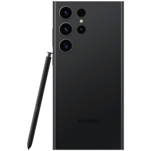 SAMSUNG Galaxy S23 Ultra 5G, US Version, 256GB, Phantom Black - Unlocked (Renewed)