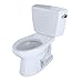 TOTO CST744ELR#01 Drake 2-Piece Eco Elongated Ada Toilet with Right-Hand Trip Lever, Cotton White