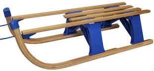 winter snow sled Rodel Wooden Folding 90cm Sledge NEW