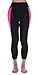 Huiyuzhi Women's Heart Shape Fitness Yoga Sport Pants Leggings (XS, Red-White) (0L, Black-Pink)