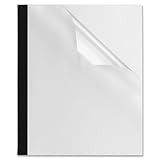 Fellowes Thermal Presentation Covers - 1/16quot, 15 Sheets, Black - 15 Sheet Capacity - Rectangular -