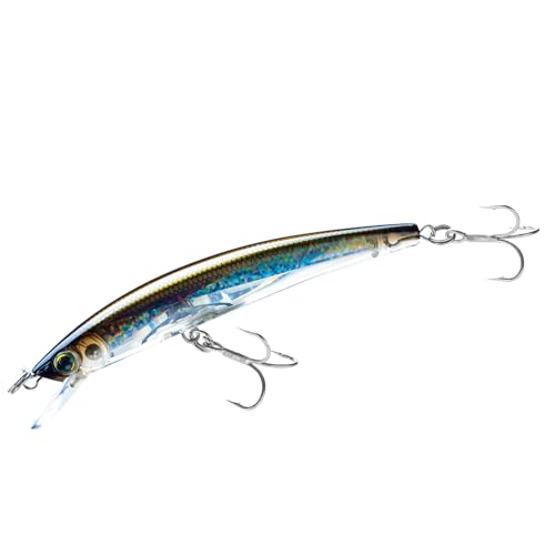 Yo-Zuri Crystal 3D Minnow Floating Lure, Silver Bronze, 4-3/8-Inch