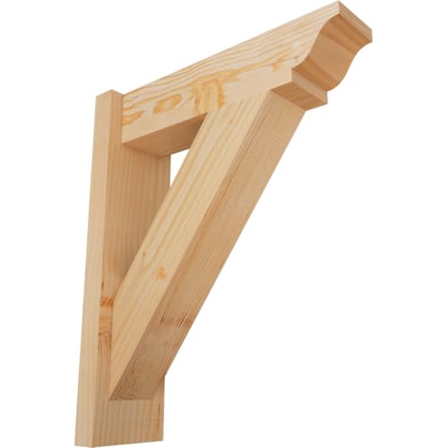 5 1/2"W x 18"D x 22"H Traditional Smooth Traditional Outlooker, Douglas Fir
