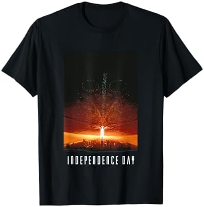 Independence Day Popular 90s Movie Fan T Shirt S Black | Amazon.com
