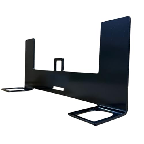 Suporte Adaptador ISOFIX Universal para Banco Traseiro, Aço Carbono 3mm, 13,5 x 33,5 x 7cm, Preto Premium