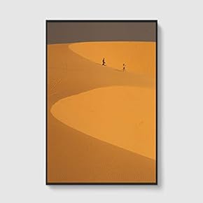 Framed Canvas Home Artwork Decoration Desert Canvas Wall Art for Living Room, Bedroom - 16x24 inches