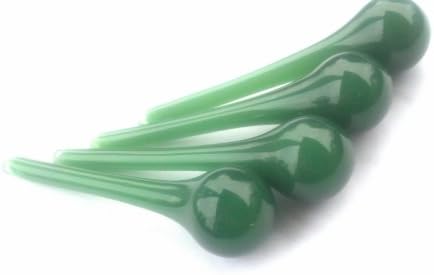 60mm Opaline Jade Green Raindrop Chandelier Crystal Prism Pack of 4