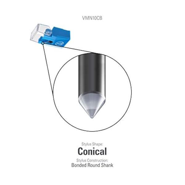 Audio-Technica vmn10cb púa cónica  Azul - Imagen 3