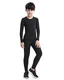 LNJLVI Boys & Girls Sports Compression Shirts Long