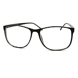 Square Clear Lens Eyeglasses Oversized Thin Fashion Glasses Frame