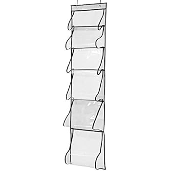 MISSLO Over Door Organizer for Handbags, Caps, Accessories (White)