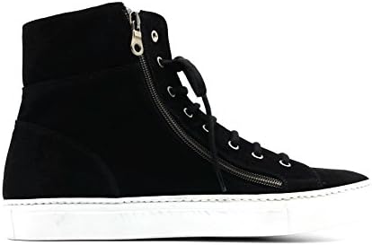 Doucal's HANDMADE IN ITALY Double-Side-Sip Suede High-Top Sneaker 9 US 42 EU