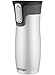 Contigo Autoseal West Loop 1.0 Stainless Steel Travel Mug with Open-Access Lid, White 16 oz