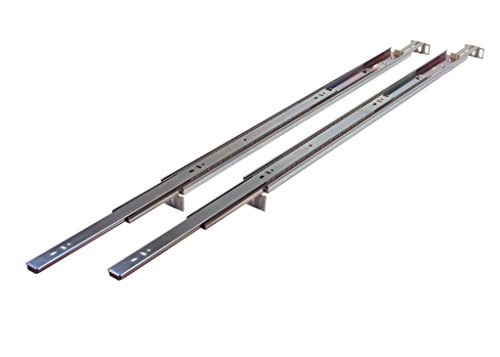 1U Universal Ball Bearing 26" Sliding Rail comes with front and rear adjustable depth rackmount brackets for standard 19" or 23" EIA310 server rack - Thumbnail 5