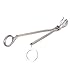 Silvery Stainless Steel Candle Wick Trimmer Oil Lamp Scissor Cutter Snuffers