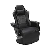 RESPAWN-900 Racing Style Gaming Recliner, Reclining Gaming Chair, in Black (RSP-900-BLK)