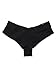 Victoria's Secret Women's cotton lingerie Lace -Waist Cheeky Panty Medium Black