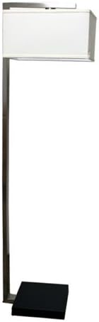 SH Lighting 6336F Contemporary Hanging Shade Floor Lamp, 62"H