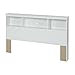 South Shore Crystal Bookcase Headboard, Full, Twin